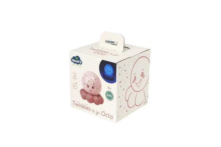 Veilleuse twinkles to go octo rose pastel Cloud B Mlle et Coco