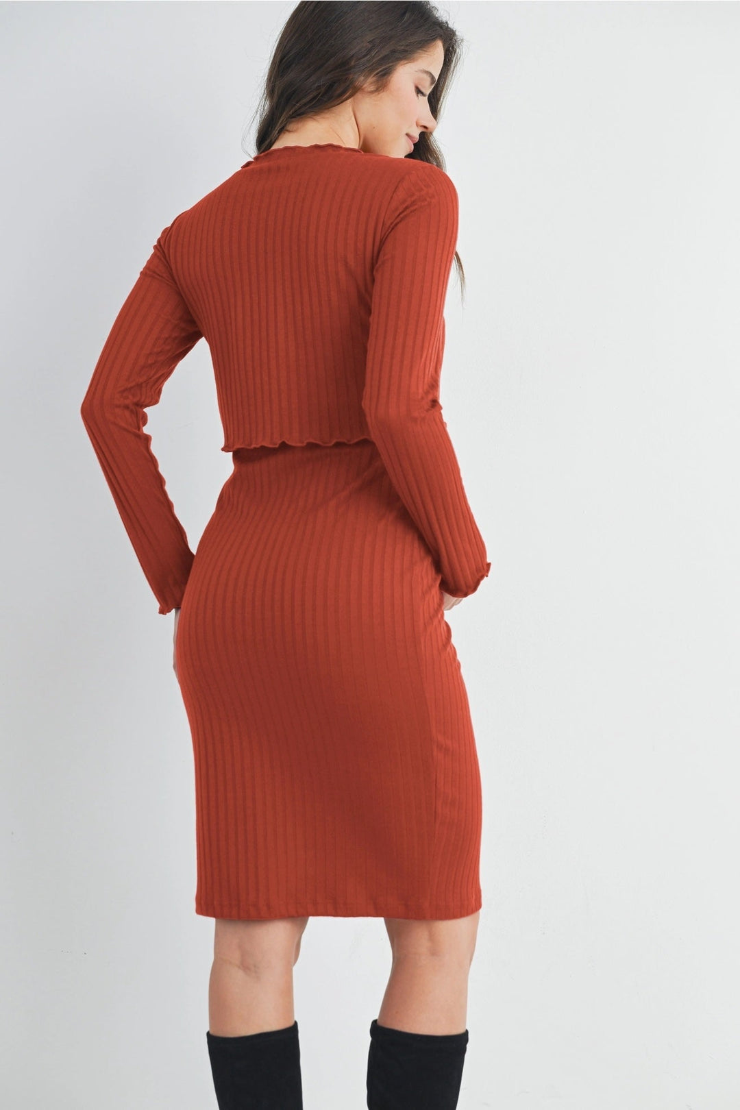Robe maternité et allaitement - Rouille - Hello Miz Maternité Hello Miz 