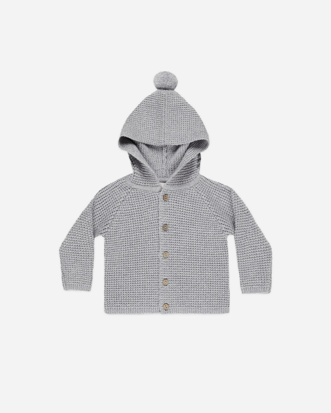 veste cardigan capuchon tricot gris Rylee+Cru Mlle et Coco