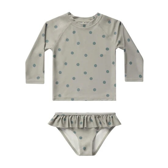 maillot de bain sauge pois Rylee + Cru Mlle et Coco
