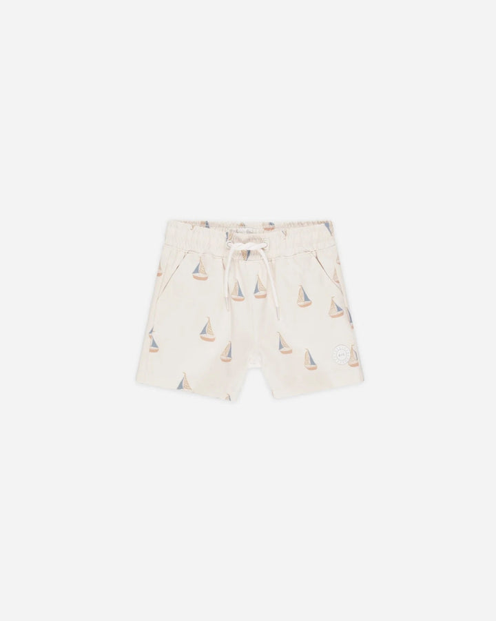 short maillot bain voilier crème Rylee + Cru Mlle et Coco