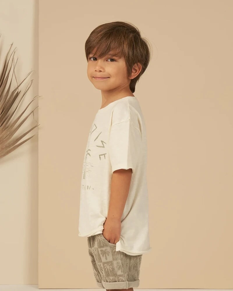 t-shirt beige paradise chase the sun Rylee - Cru