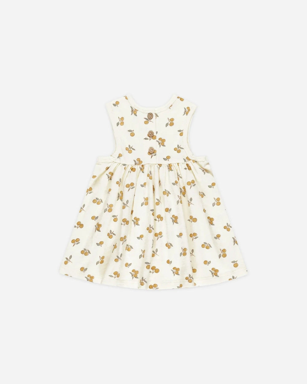 Robe ivoire et motif d'oranges Rylee + Cru Mlle et Coco