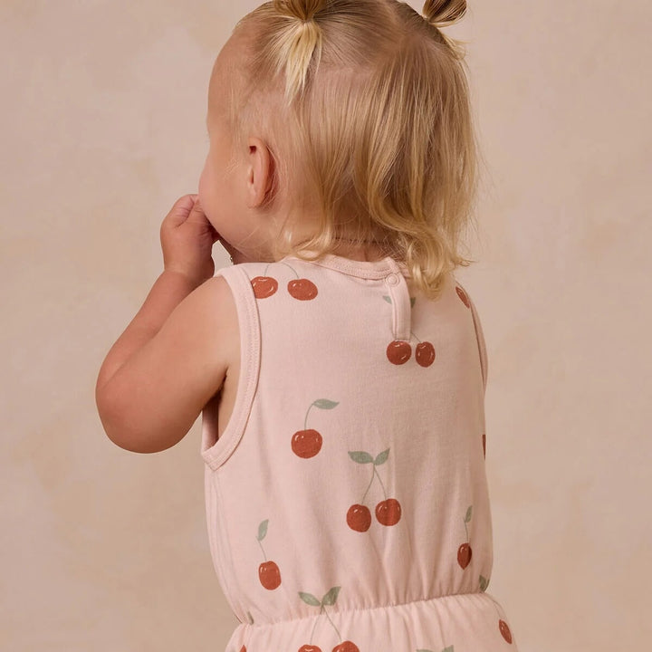 Barboteuse combinaison Cinch cerises Rylee + Cru Mlle et Coco