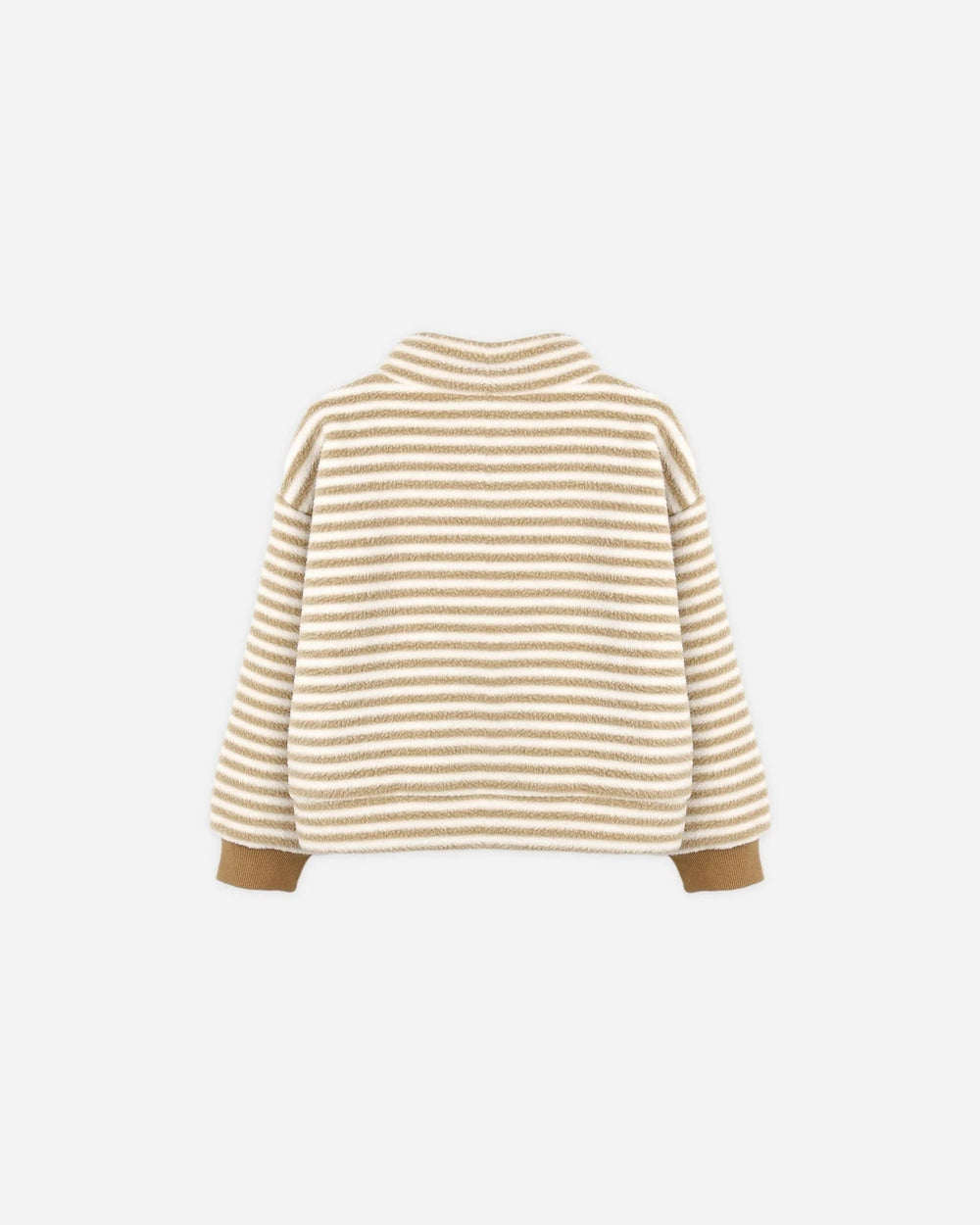 Pull à pression  Rayures caramel Rylee + Cru Mlle et Coco