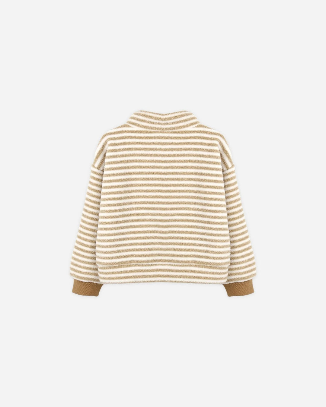 Pull à pression  Rayures caramel Rylee + Cru Mlle et Coco