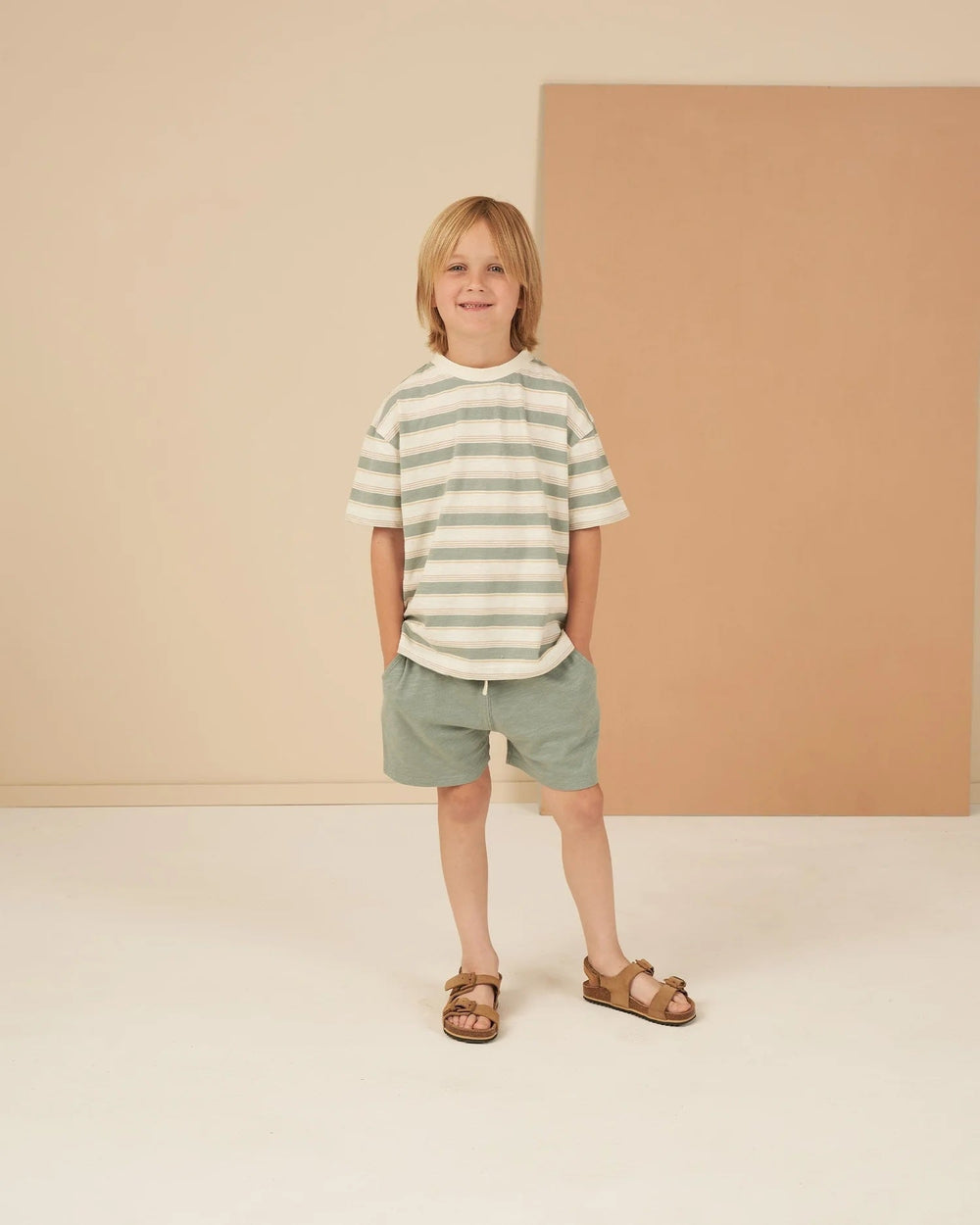 Short en coton eucalptus Rylee + Cru Mlle et Coco