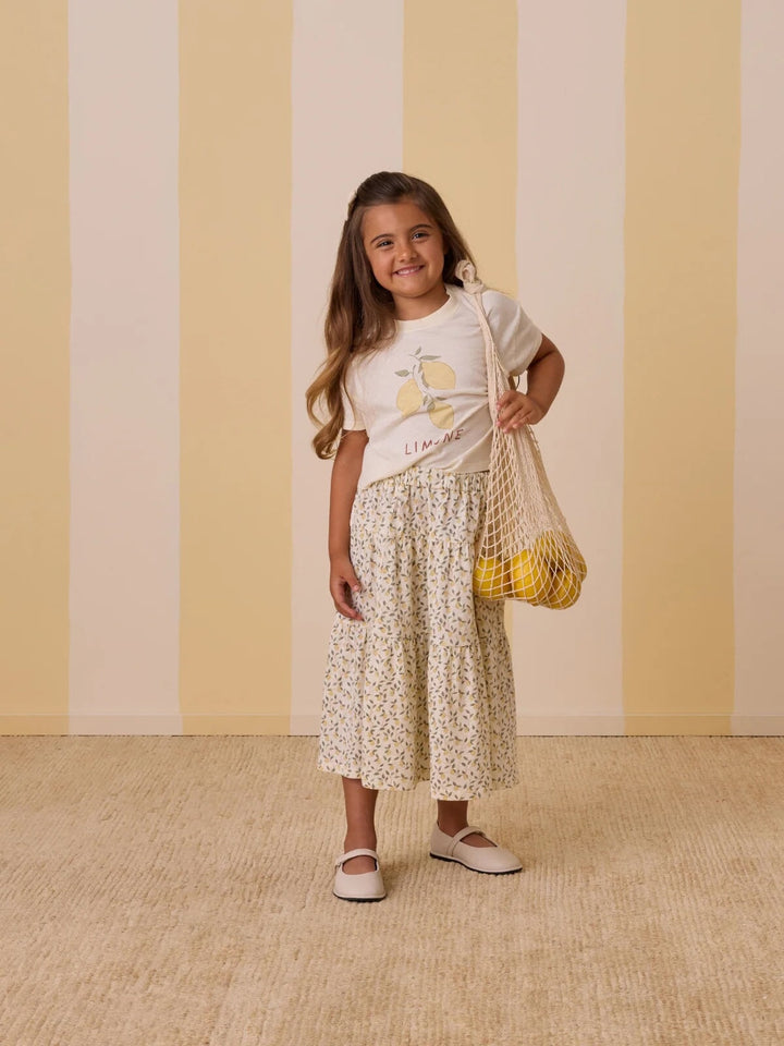T-shirt manches courtes ivoire Limone Rylee + Cru Mlle et Coco