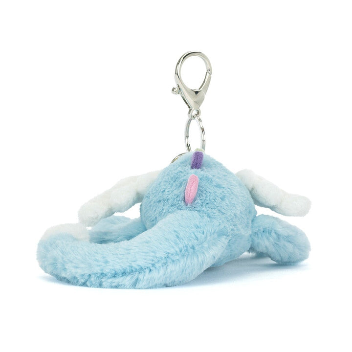 Breloque de sac dragon du ciel bleu Jellycat Mlle et Coco