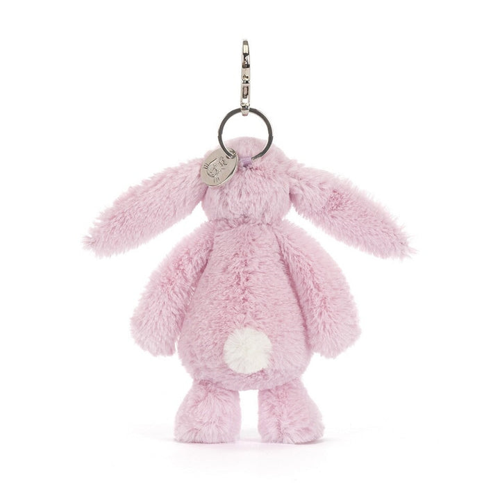 Breloque de sac peluche lapin de luxe blossom lilas Thistlepop  Jellycat Mlle et Coco
