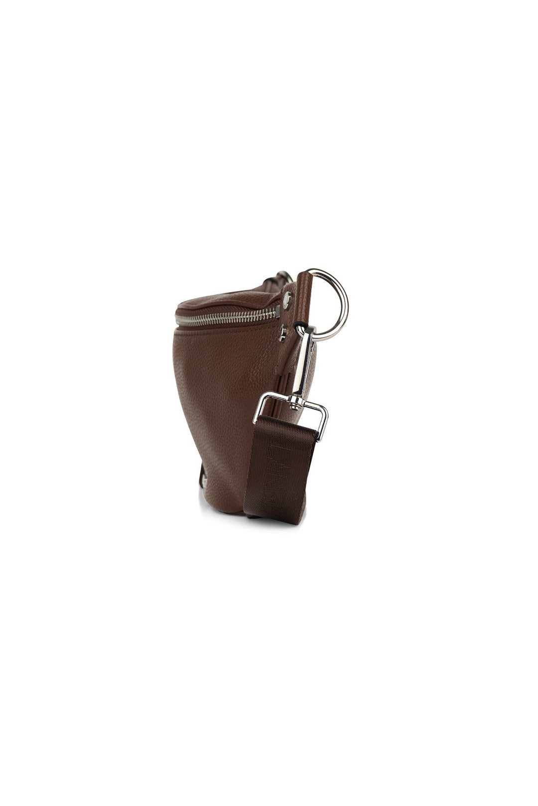 sac banane Sarah chocolat Lambert cuir vegan Mlle et Coco