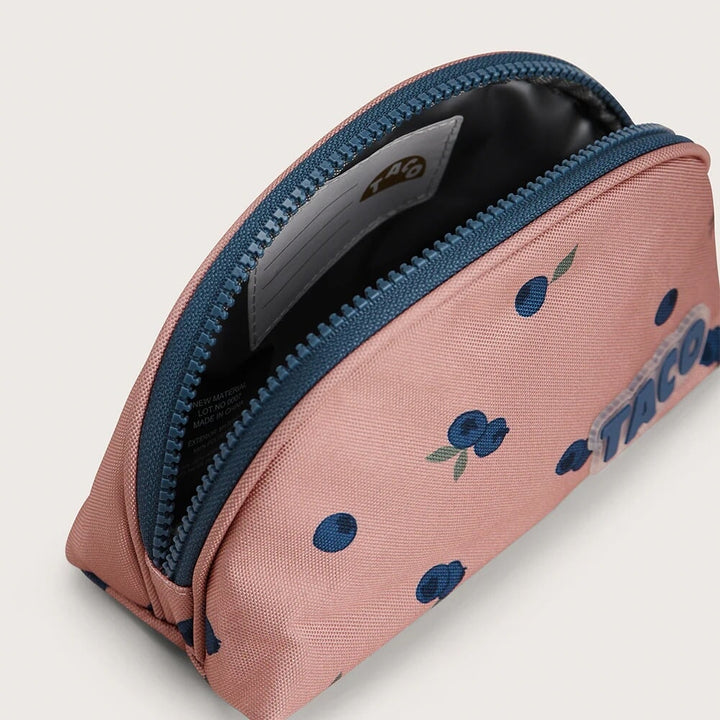 Sac à collations congelable blueberry pink Kiana Taco Mlle et Coco