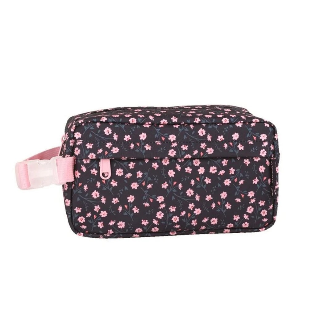 Grand sac à collations congelable fleurs Execo Mlle et Coco