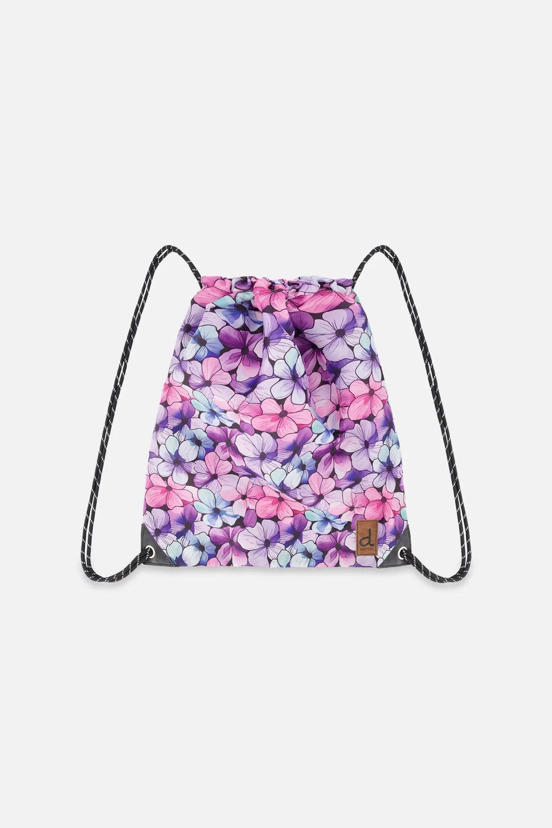 Sac à cordon  Imprimé fleurs  Deux par Deux