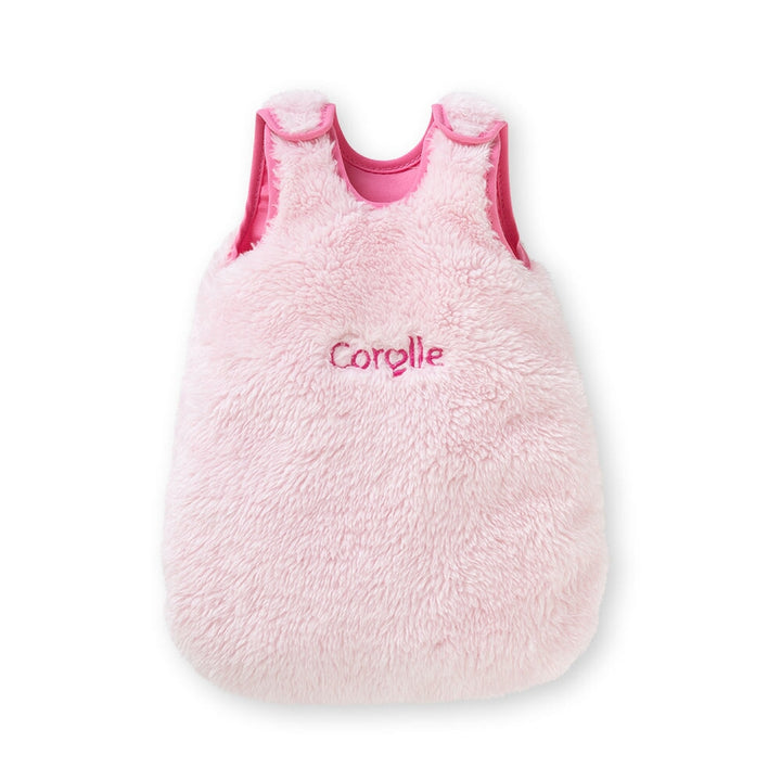 sac de couchage turbulette peluche rose Corolle poupée accessoire