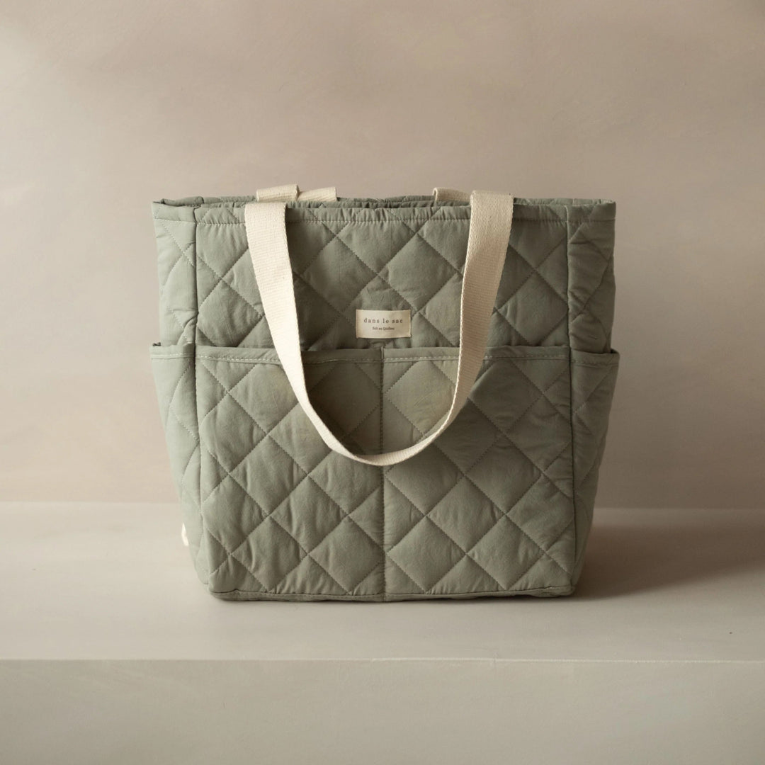 Sac à dos matelassé convertible menthe Dans le sac Mlle et Coco