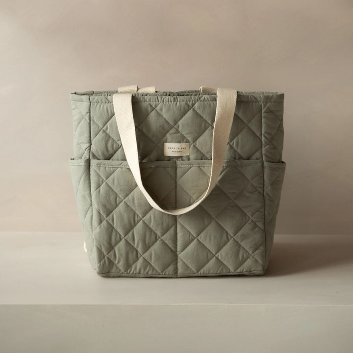 Sac à dos matelassé convertible menthe Dans le sac Mlle et Coco