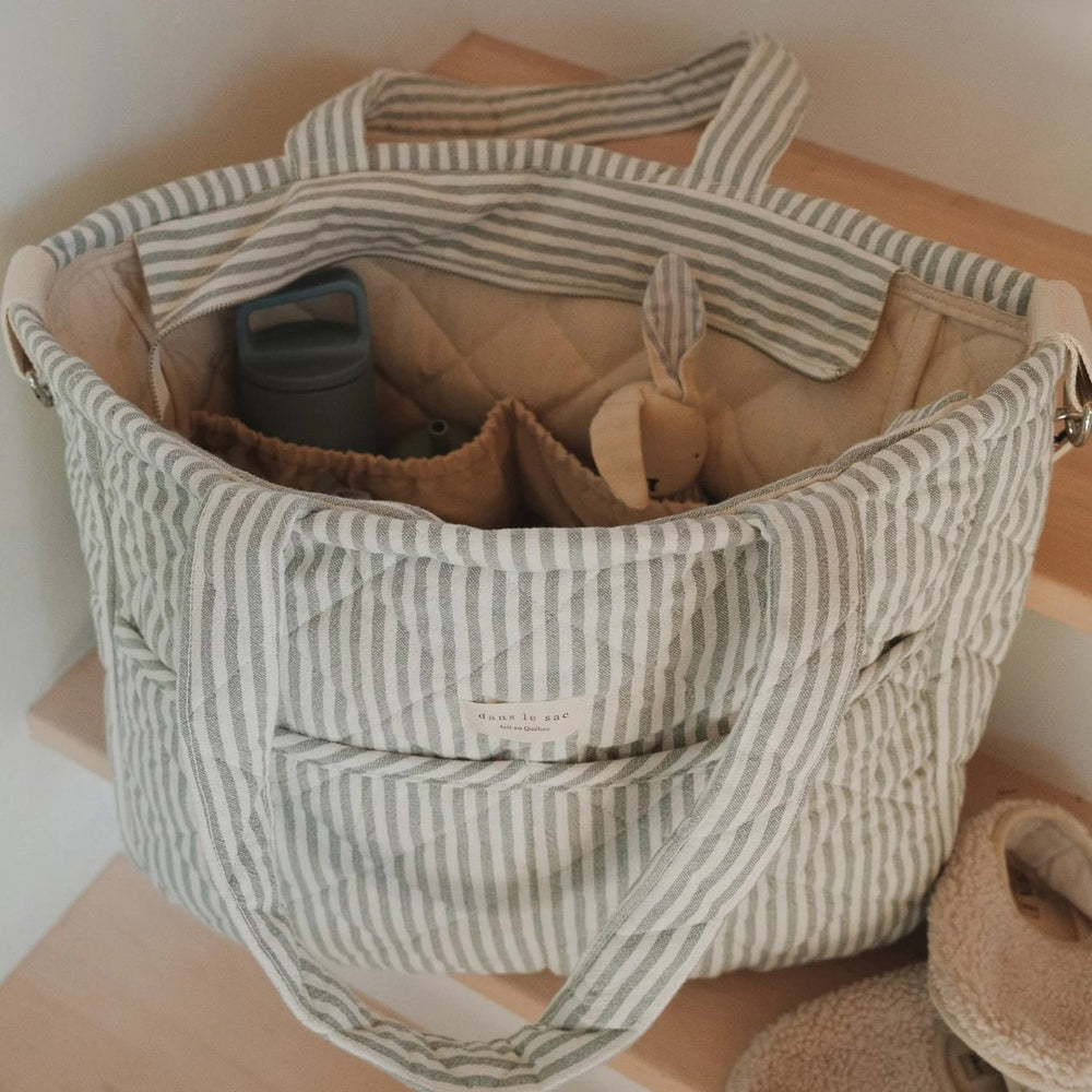sac couches Dans le sac sauge rayé Mlle et Coco