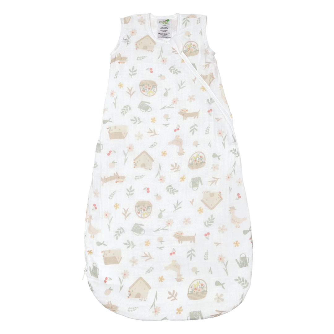 Sac de nuit coton mousseline 0.7 tog picnic Perlim Pinpin Mlle et Coco