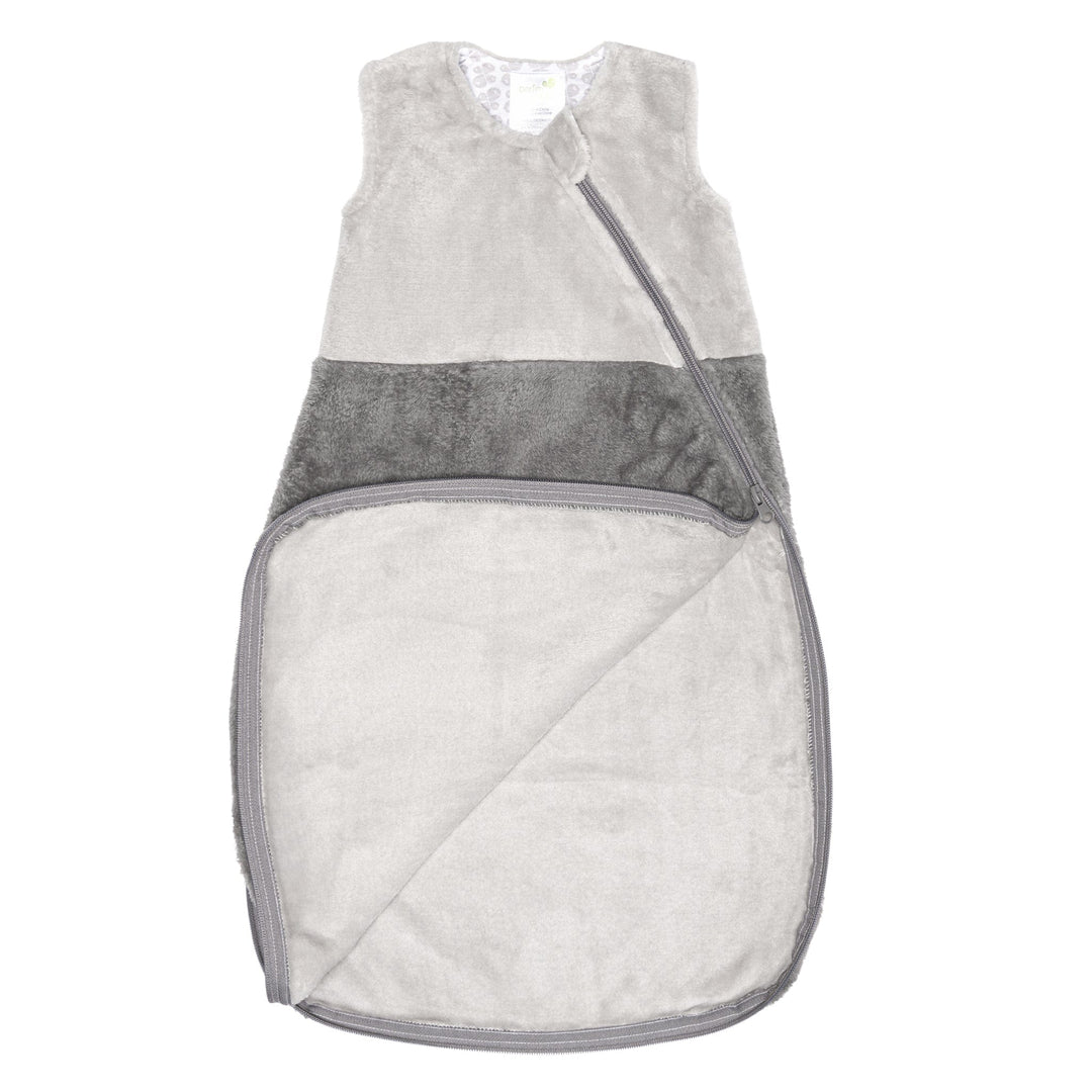 Sac de nuit gris double ton peluche 1.5 tog Perlim Pinpin Mlle et Coco