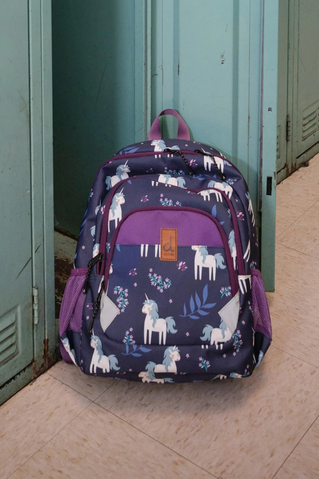 Sac à dos imprimé licornes Deux par Deux Mlle et Coco