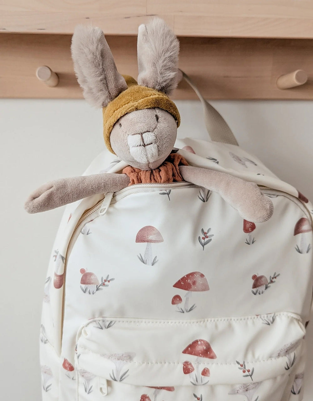 sac dos menoum menoum champignon accessoire garderie Mlle et Coco