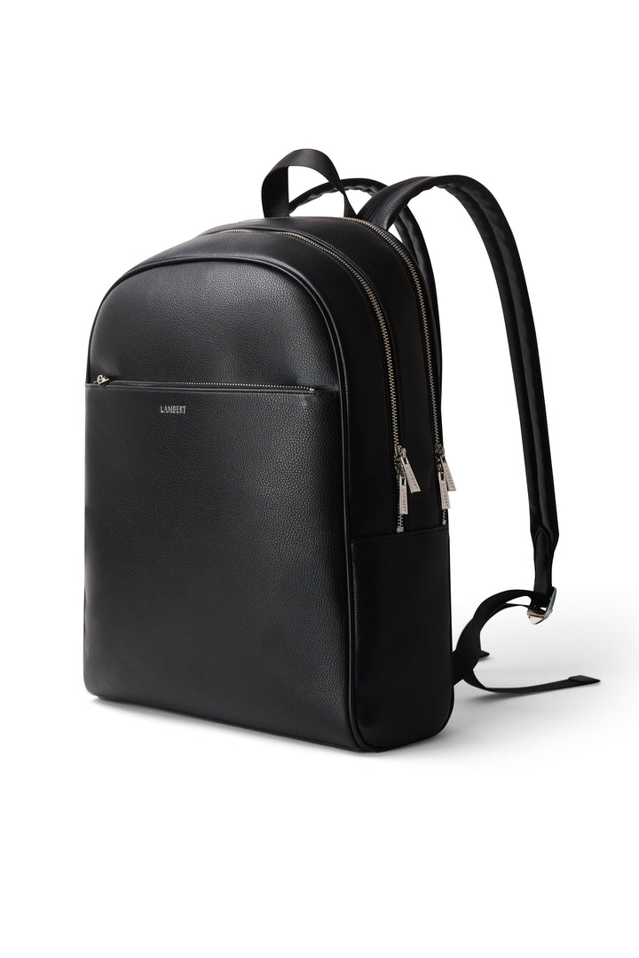 Sac à dos en cuir noir Emerson Lambert Mlle et Coco
