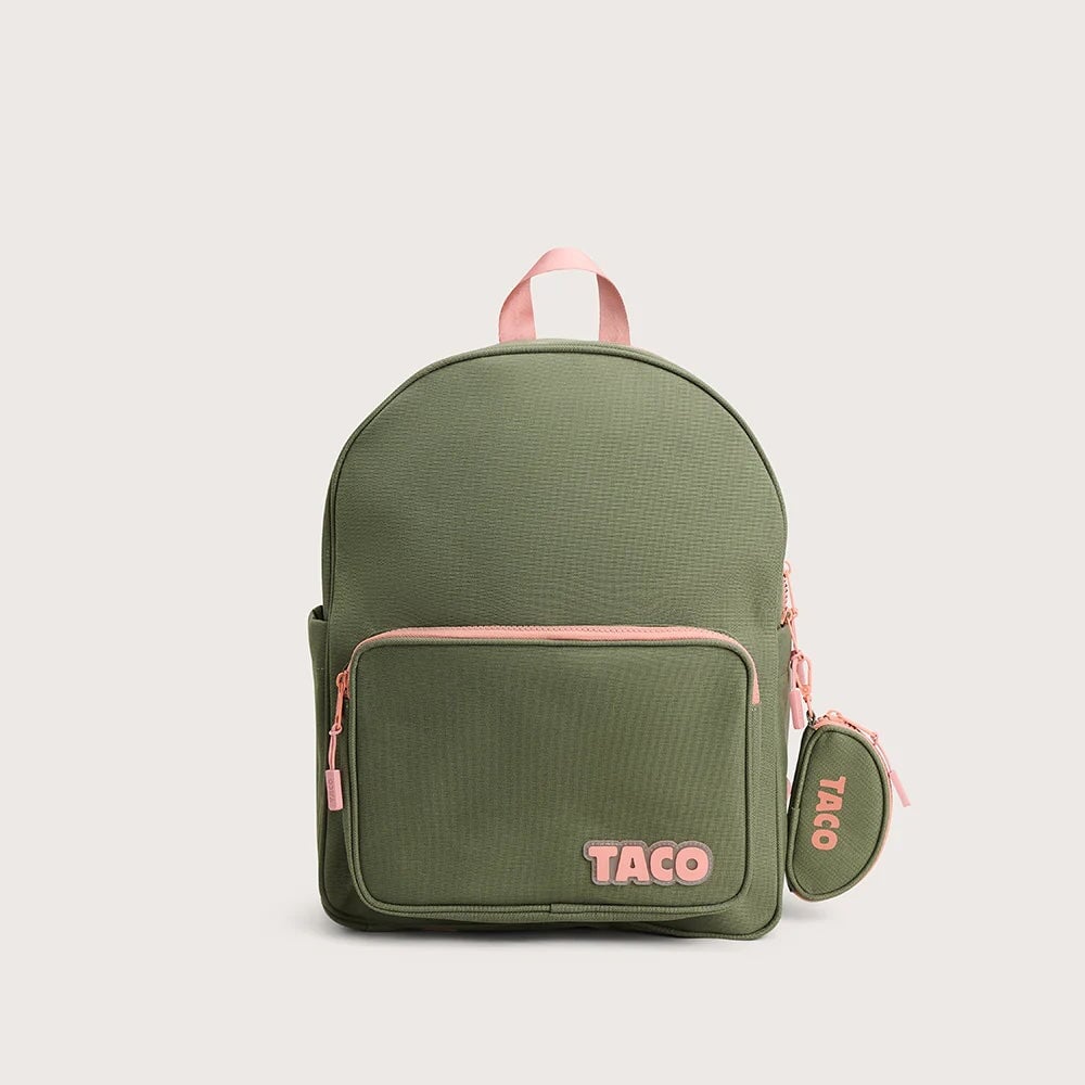 Sac à dos Sydney olive Taco Mlle et Coco