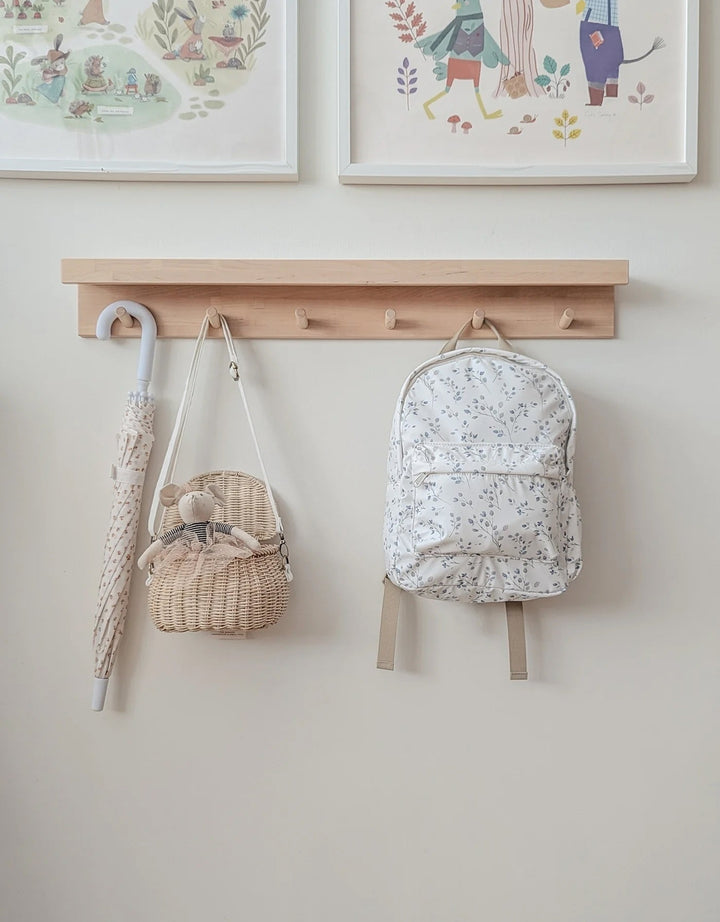 sac dos menoum menoum fleurs délicates Mlle et Coco accessoire