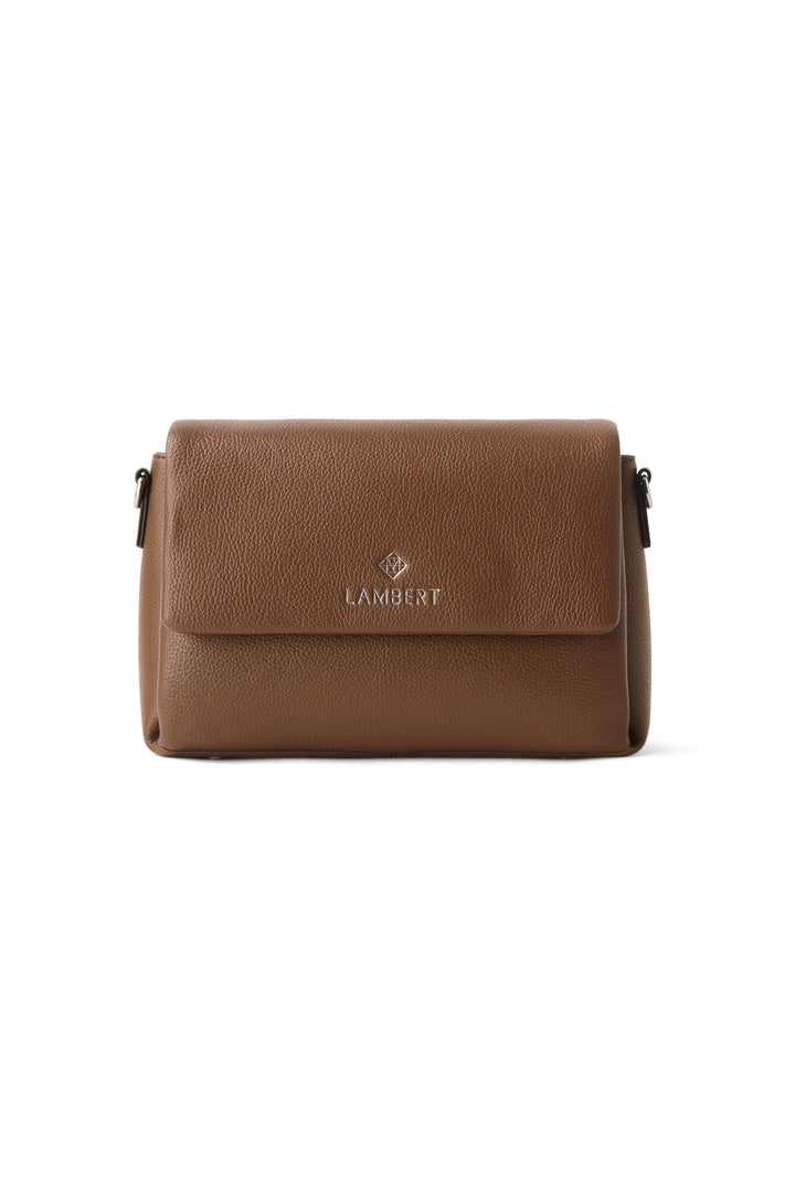 Sac à main en cuir hazelnut Judy Lambert Mlle et Coco