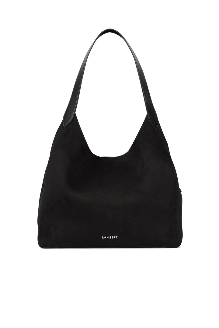 sac fourre-tout katy noir suède Lambert Mlle et Coco