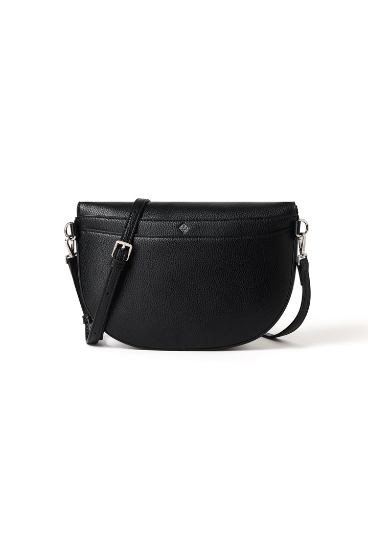 Sac banane en cuir vegan Lauren noir Lambert