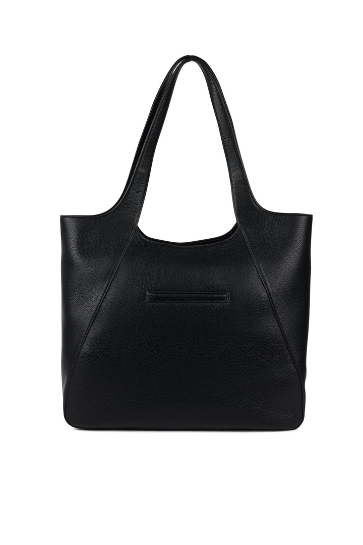 Sac Fourre-tout en cuir vegan - Stacey noir - Lambert Accessoires parents Lambert 