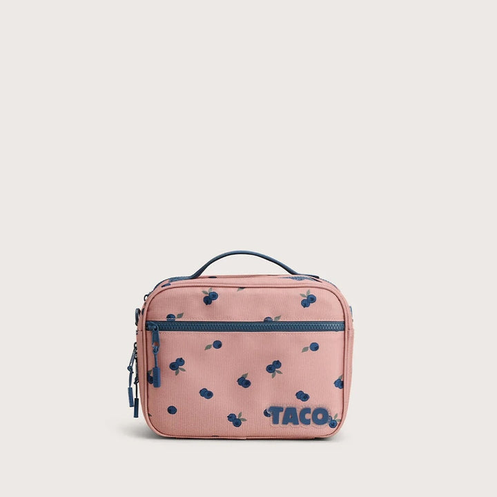 Sac à lunch Liam blueberry pink Taco Mlle et Coco