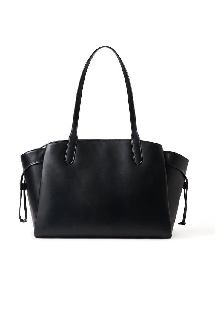 Sac fourre-tout en cuir noir Clothilde Lambert Mlle et Coco