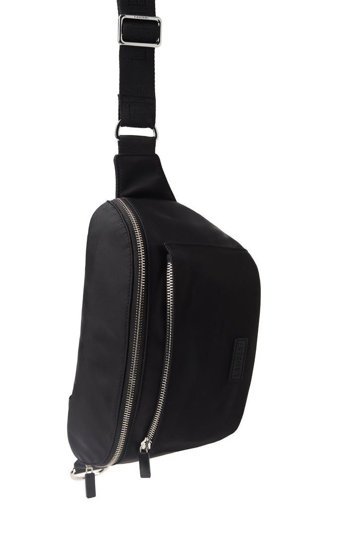 Sac banane en nylon Juniper noir 
Lambert Mlle et Coco