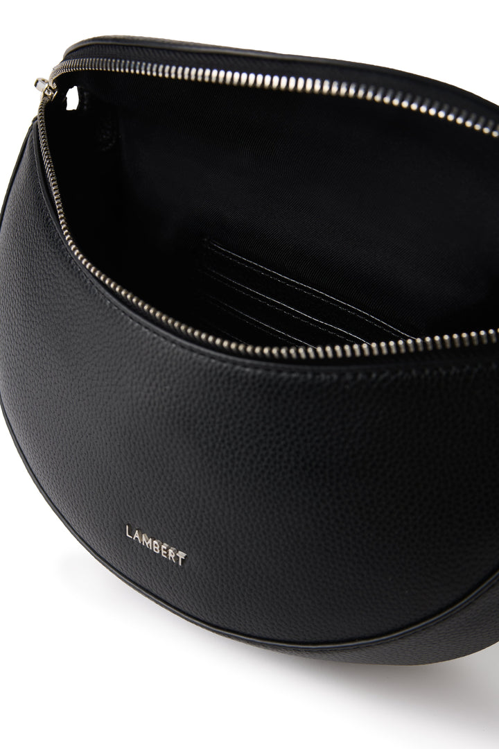 Sac banane en cuir vegan Lauren noir Lambert