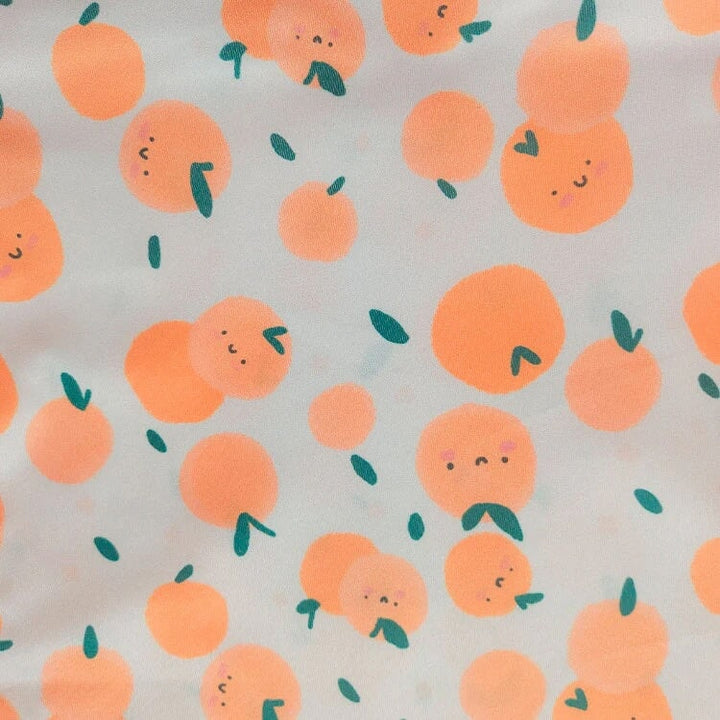 Sac de transport imperméable oranges La petite ourse Mlle et Coco