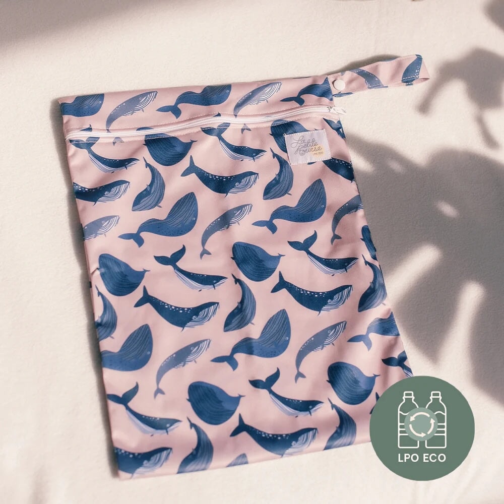 Sac de transport baleine pour couches La petite ourse Mlle et Coco