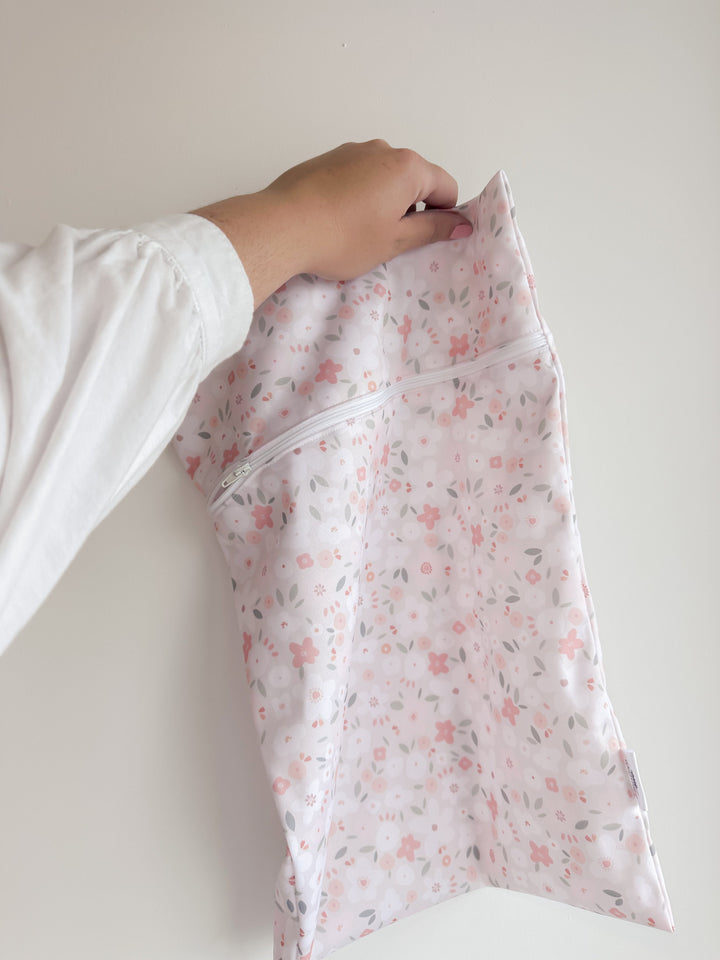 sac transport Délicatesse floral blush Mlle et Coco résistant eau