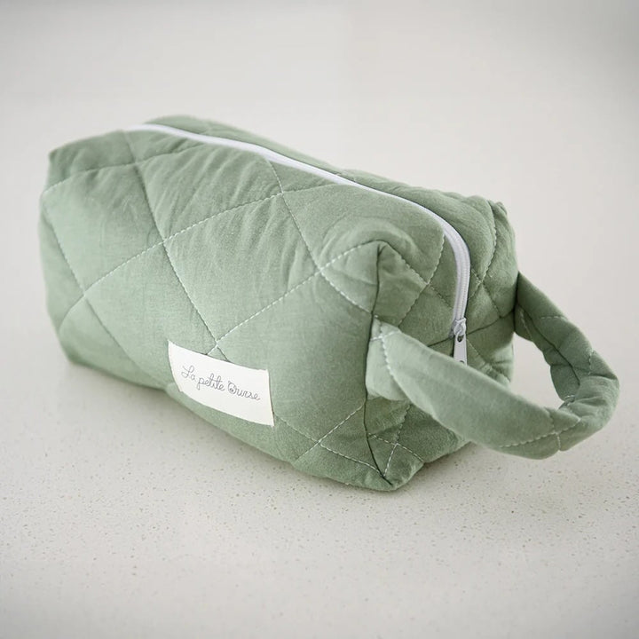 Sac matelassé thé vert La petite ourse Mlle et Coco
