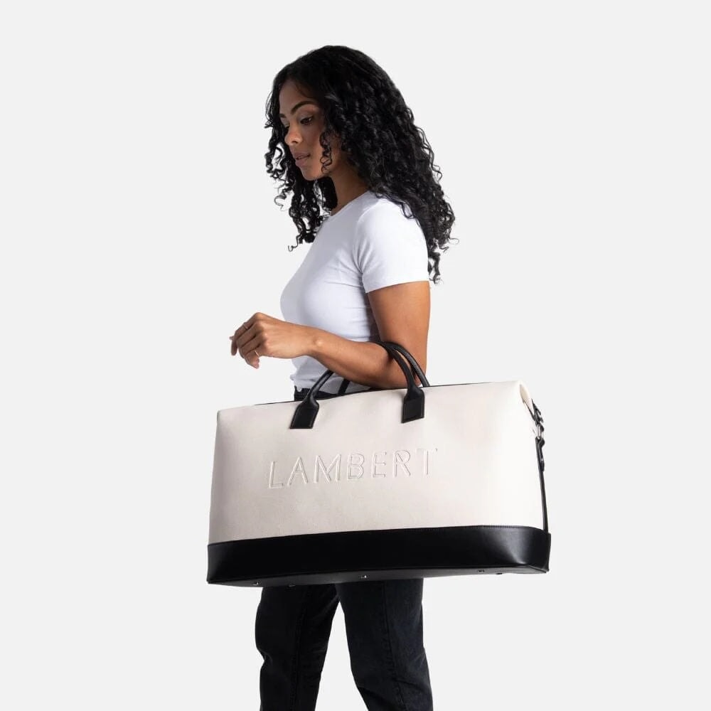fourre tout june lambert blanc casse noir compagnie quebecoise