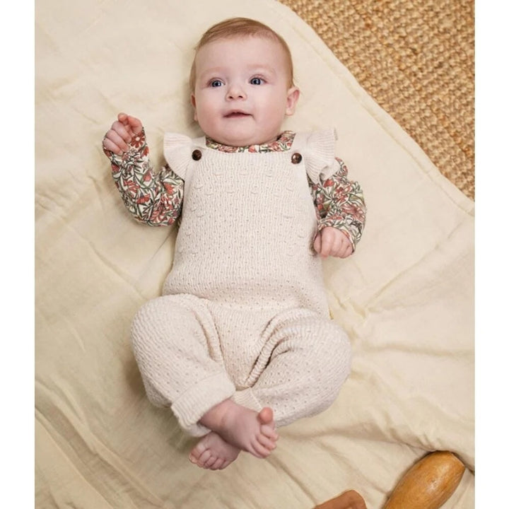 Salopette en tricot Luva avoine Noppies Mlle et Coco