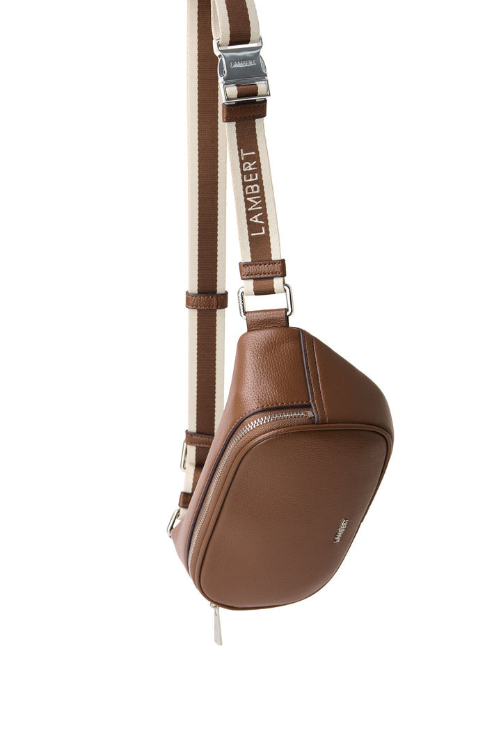 Sac banane en cuir hazelnut Sammy Lambert Mlle et Coco
