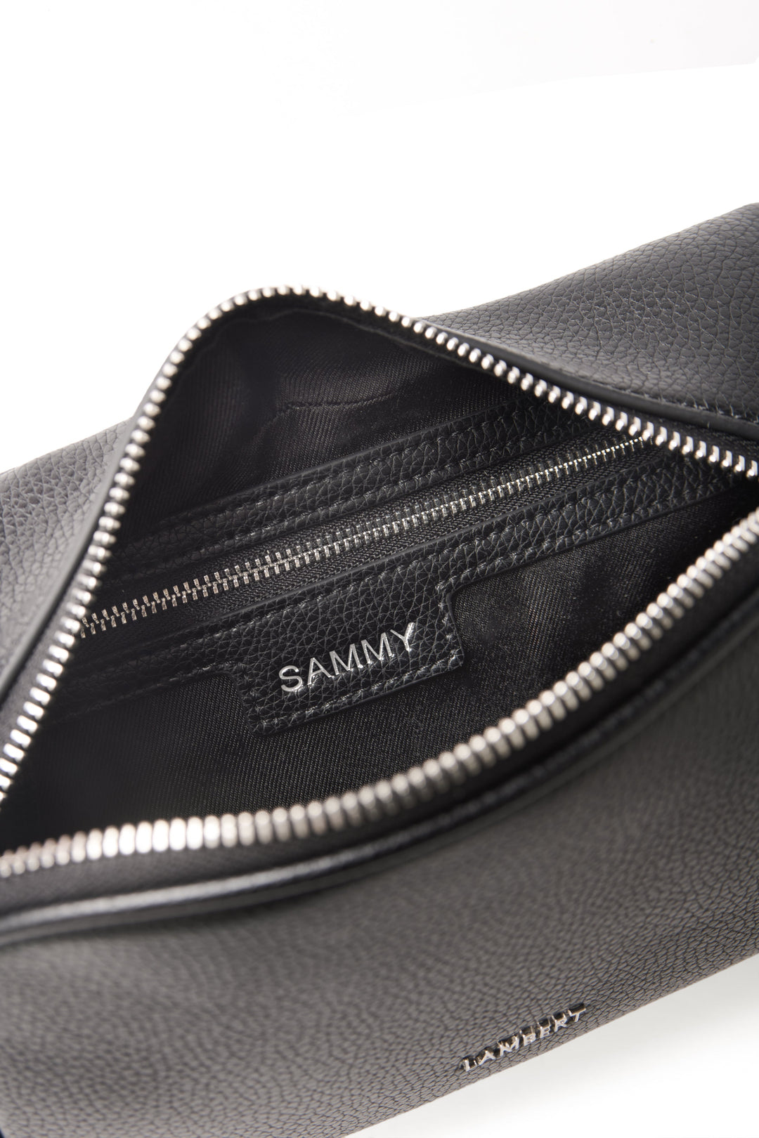 Sac banane Sammy en cuir noir Lambert Mlle et Coco