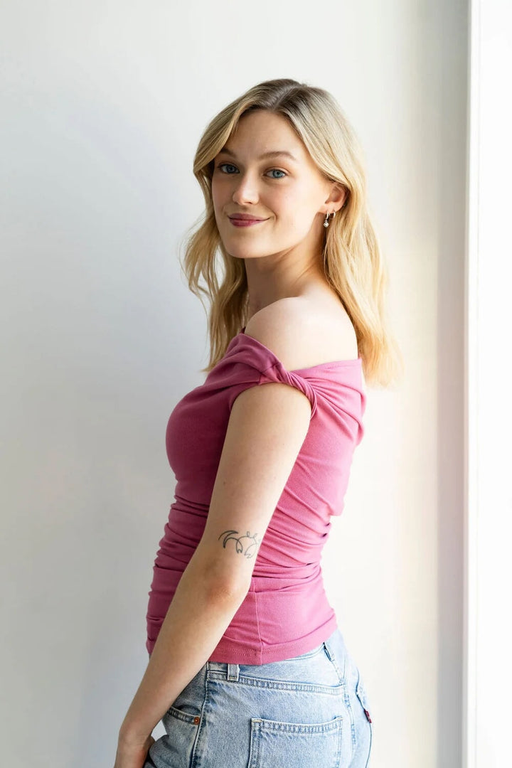 Camisole Rose maternité précieux Mlle et Coco Sasha