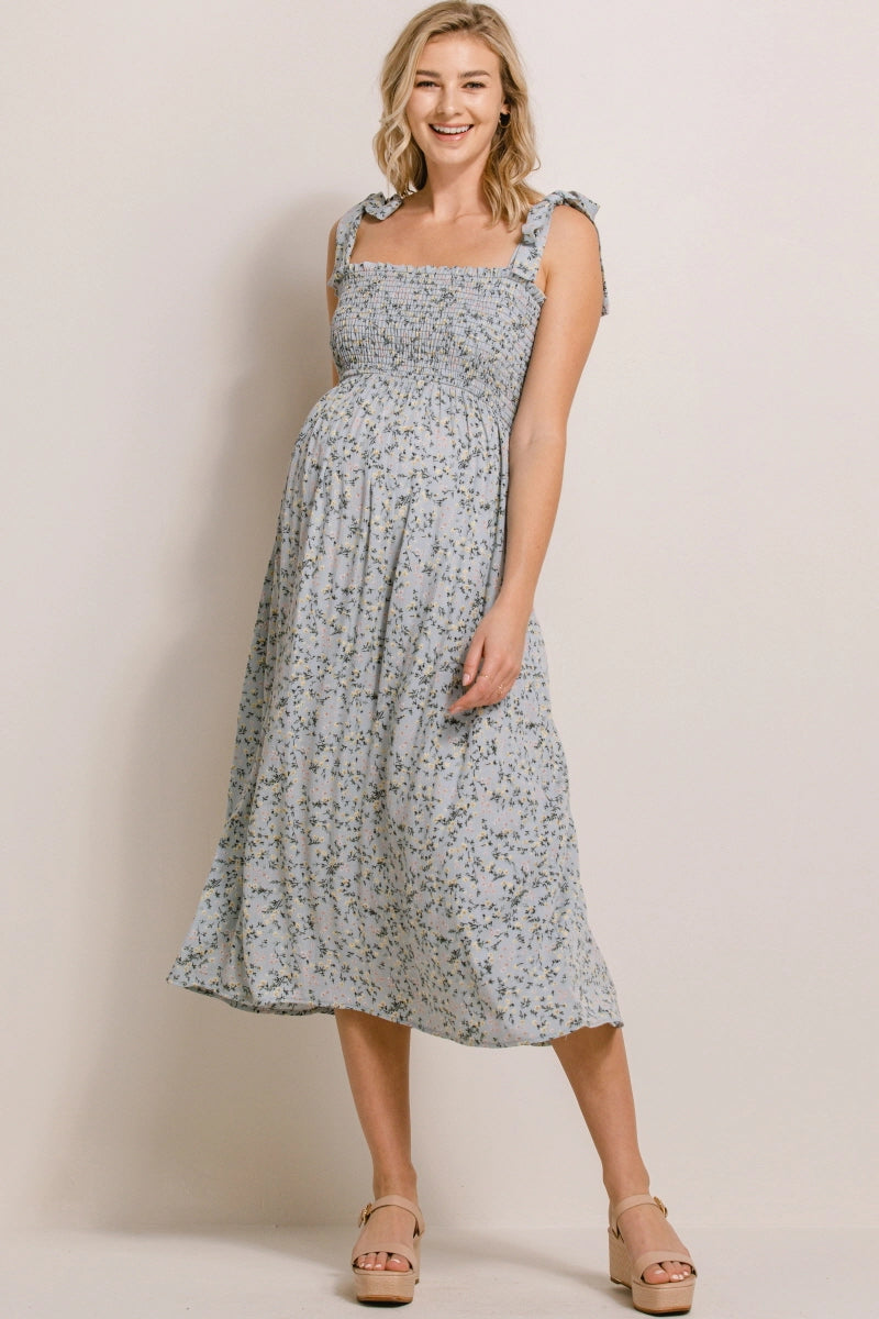robe sauge floral maternité allaitement Mlle et Coco Hello Miz