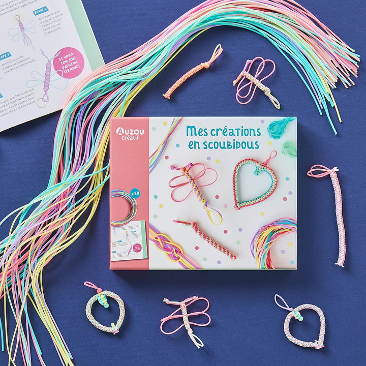 Bricolage - Mes créations en scoubidous - Auzou Éditions Jouet/jeux Auzou éditions 