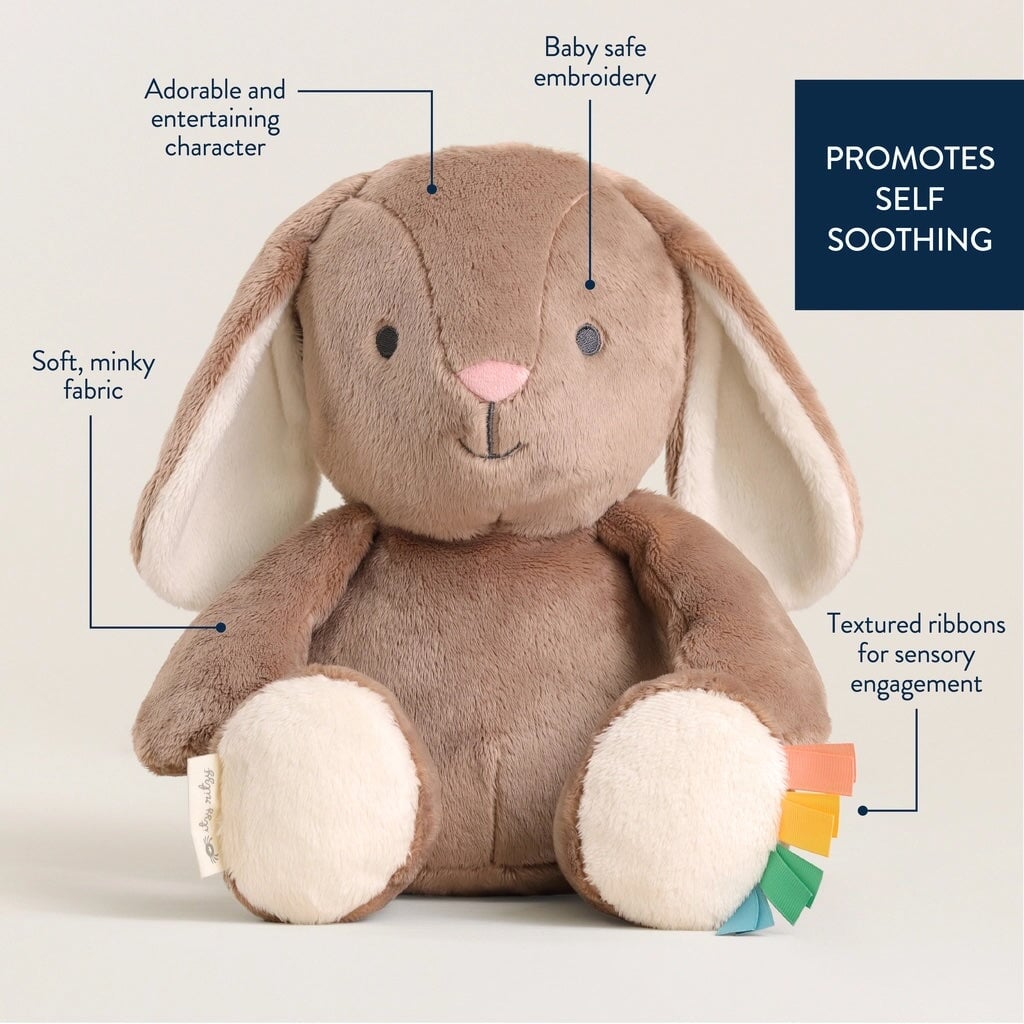 peluche sensoriel lapin Itzy Ritzy Mlle et Coco