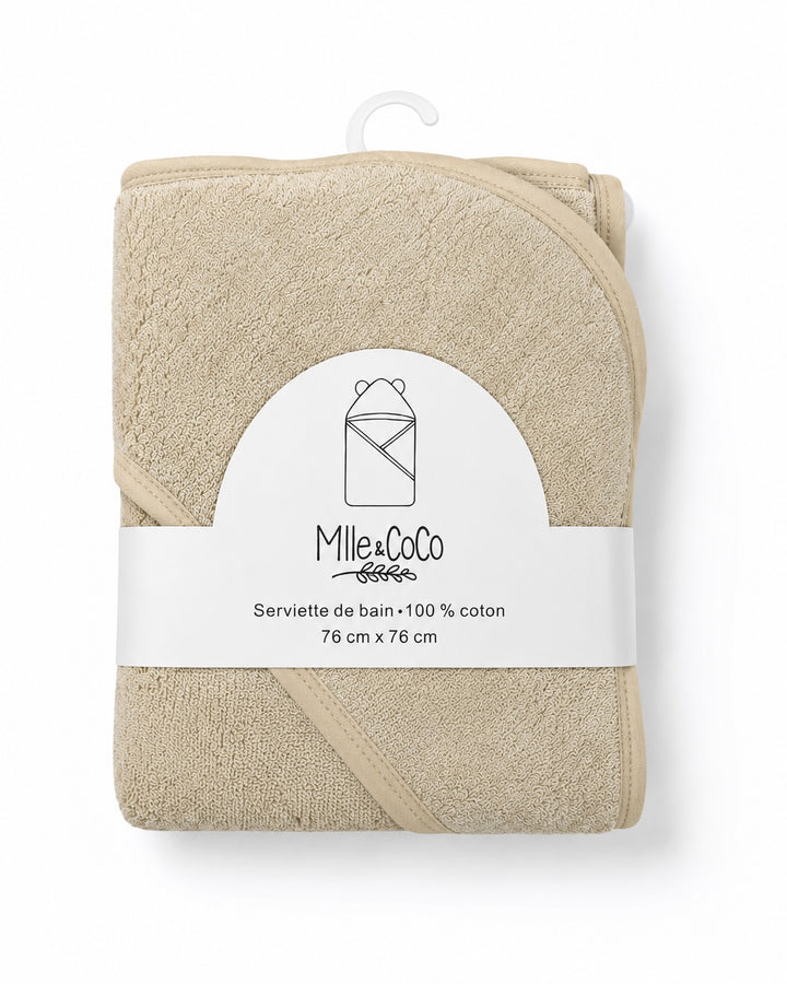 Serviette de bain à capuchon avec oreilles d&